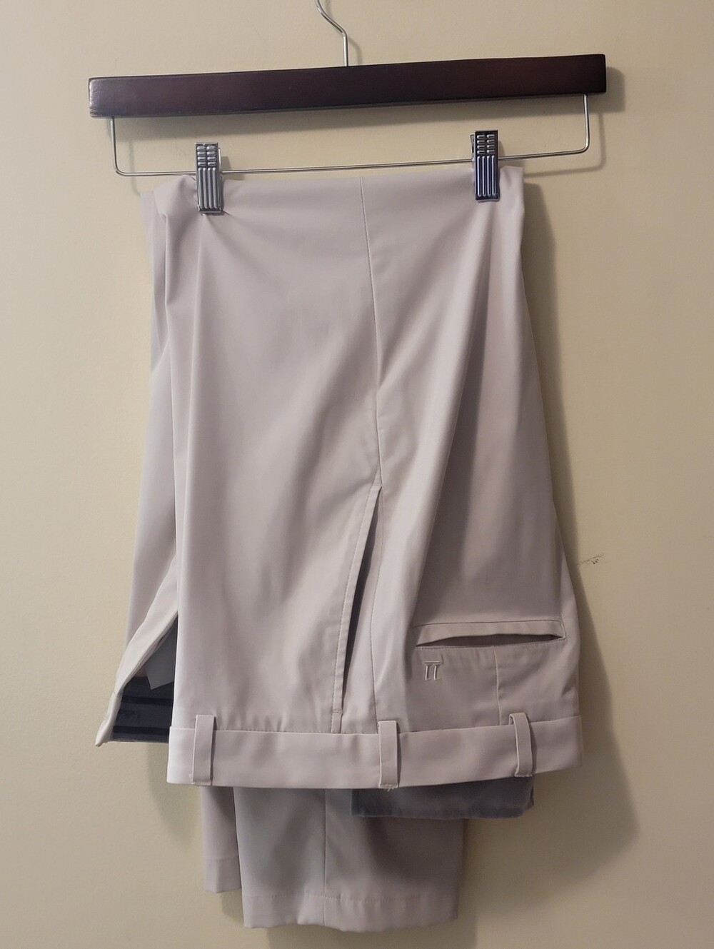 Walter Hagen Men’s Golf Pants 32x30 Light Cream Ivory Flat Front